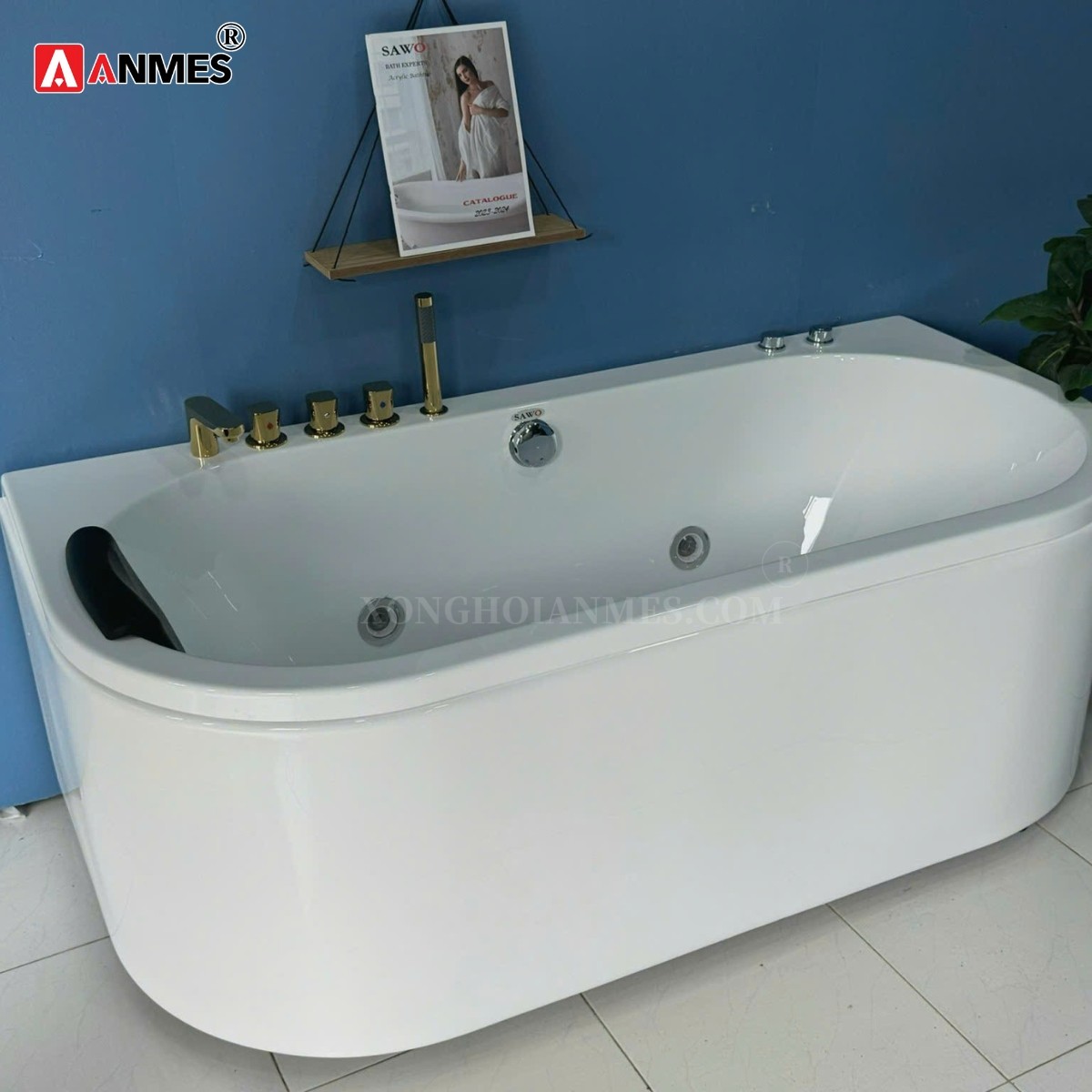 Bồn tắm massage AY4816M-E trang bị công nghệ thuỷ lực tiên tiến